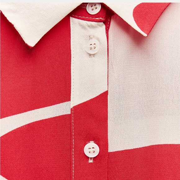 Zara Printed Dress ZW Collection. New With Tags. - Picture 9 of 11